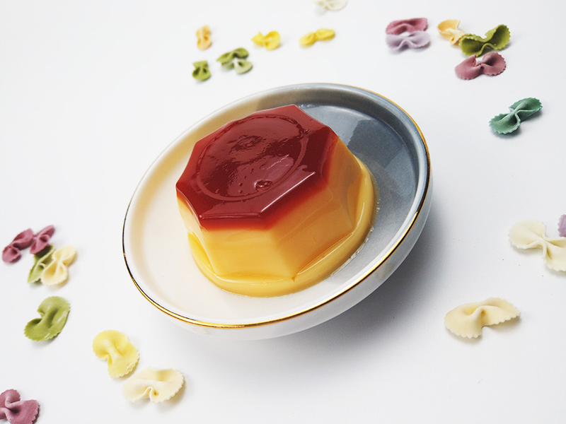 Polvo de pudín en polvo de gelatina de fruta de carragenina